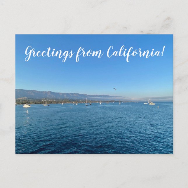 Greetings from California: Santa Barbara Postcard (Front)