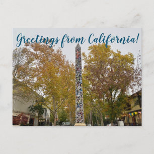Greetings from California: The Davis Needle Postca Postcard