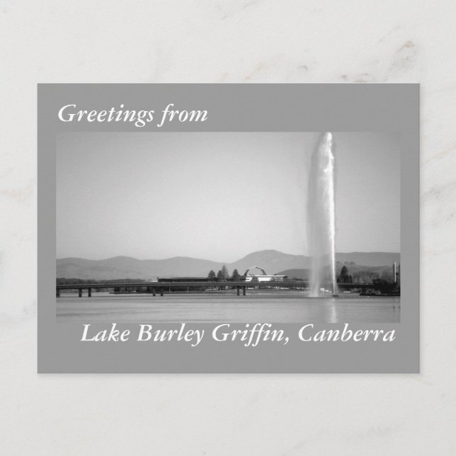 Greetings from Canberra postcard (Front)