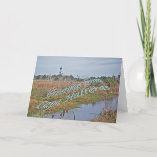 Greetings from Cape Hatteras OBX Card