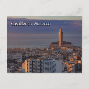 Greetings from Casablanca Morocco Postcard