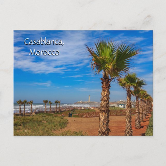 Greetings from Casablanca Morocco Postcard (Front)