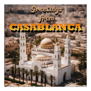 Greetings from CASABLANCA Poster