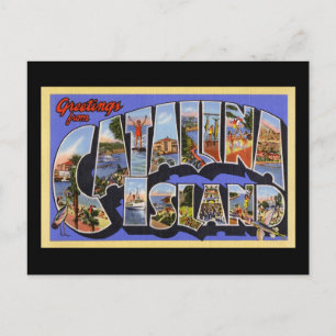 Greetings from Catalina Island Postcard