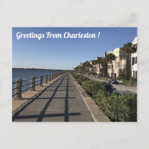 Greetings From Charleston Postcard