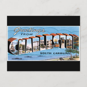 Greetings from Charleston Postcard