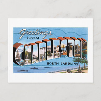 Greetings from Charleston, SC Postcard