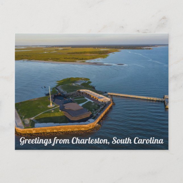 Greetings From Charleston, South Carolina Postcard (Front)