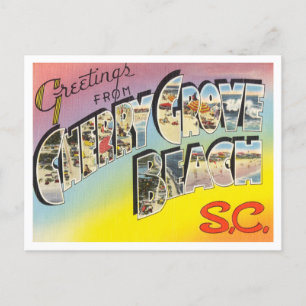 Greetings from Cherry Grove Beach, South Carolina Postcard