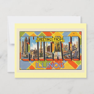 Greetings from Chicago, Illinois, Postcard
