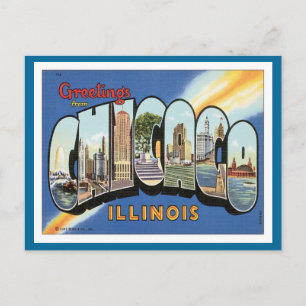 Greetings From Chicago Illinois Postcard