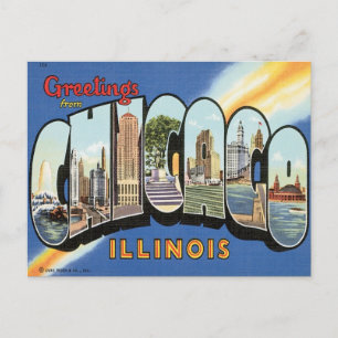 Greetings From Chicago Illinois Postcard