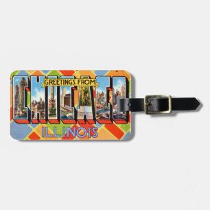  Greetings from Chicago  Luggage Tag