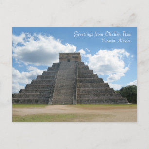 Greetings from Chichén Itzá, Mexico Postcard
