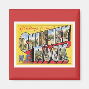 Greetings From Chimney Rock North Carolina Magnet