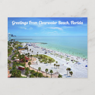 Greetings From Clearwater Beach, Florida Postcard