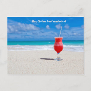 Greetings From Clearwater Beach Holiday Postcard