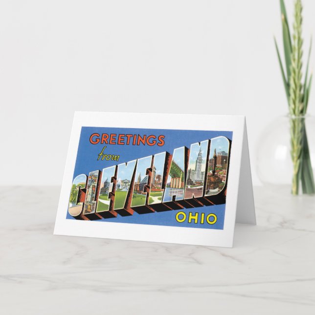 Greetings from Cleveland, Ohio! Card (Front)