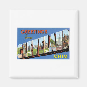 Greetings from Cleveland, Ohio Magnet