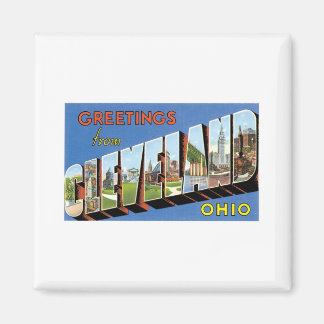 Greetings from Cleveland, Ohio Magnet