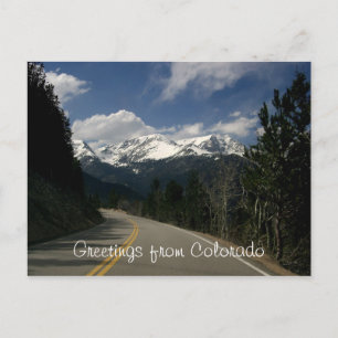 Greetings from Colorado Postcard