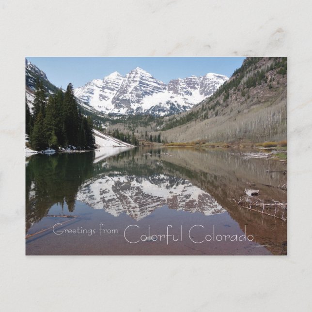 Greetings from Colourful Colorado Postcard (Front)