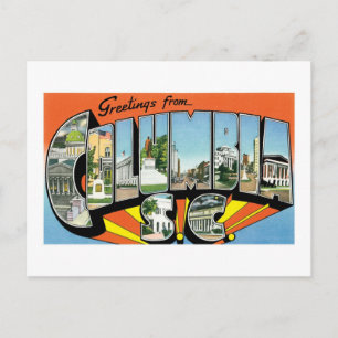 Greetings from Columbia, South Carolina! Postcard