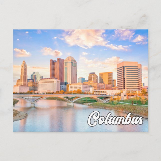 Greetings From Columbus, Ohio, USA Postcard (Front)
