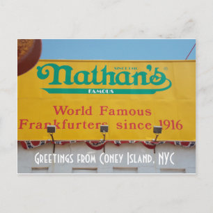 Greetings from Coney Island, NYC 1 Postcard