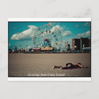 Greetings from Coney Island! Postcard