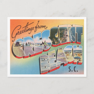 Greetings from Crescent Beach, South Carolina Postcard