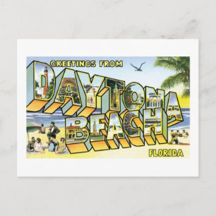 Greetings from Daytona Beach, FL Postcard