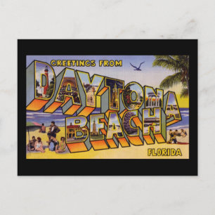 Greetings from Daytona Beach Florida Postcard