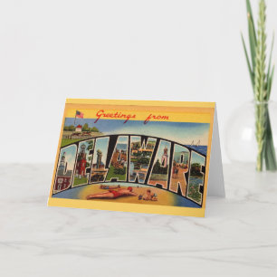 Greetings From Delaware Card