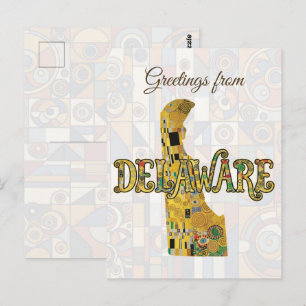Greetings from Delaware Postcard