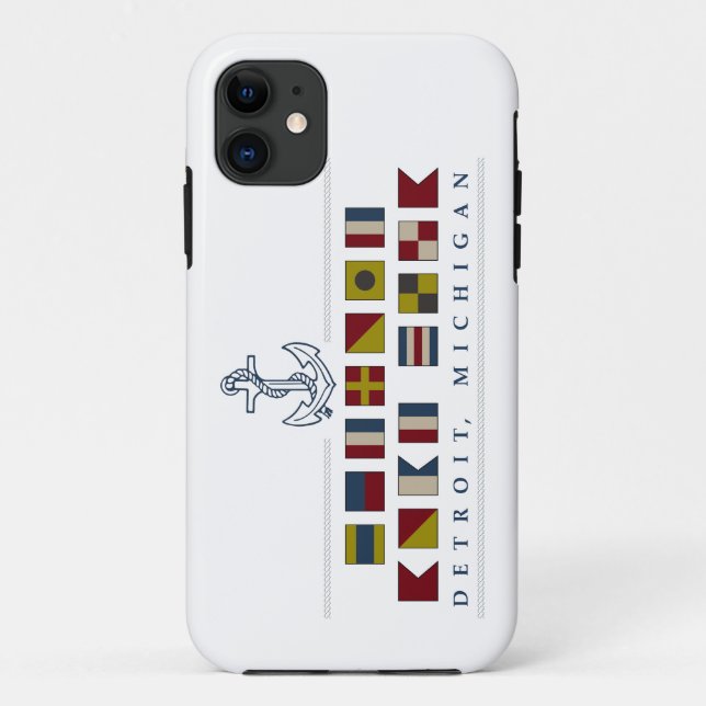 Greetings from Detroit Case-Mate iPhone Case (Back)