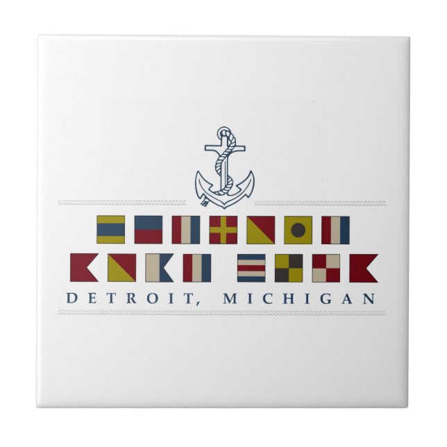 Greetings from Detroit Tile (Front)