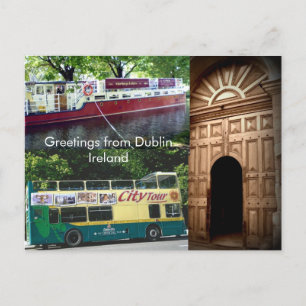Greetings from Dublin, Ireland Postcard