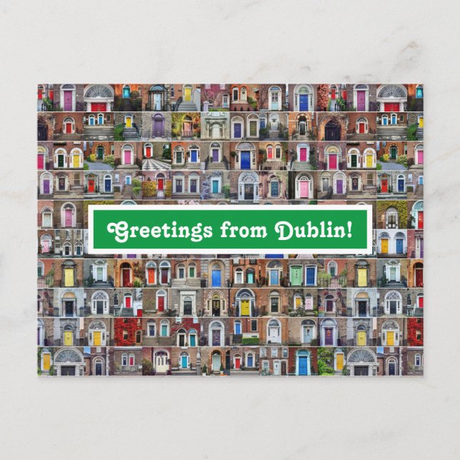 Greetings from Dublin Postcard (Front)