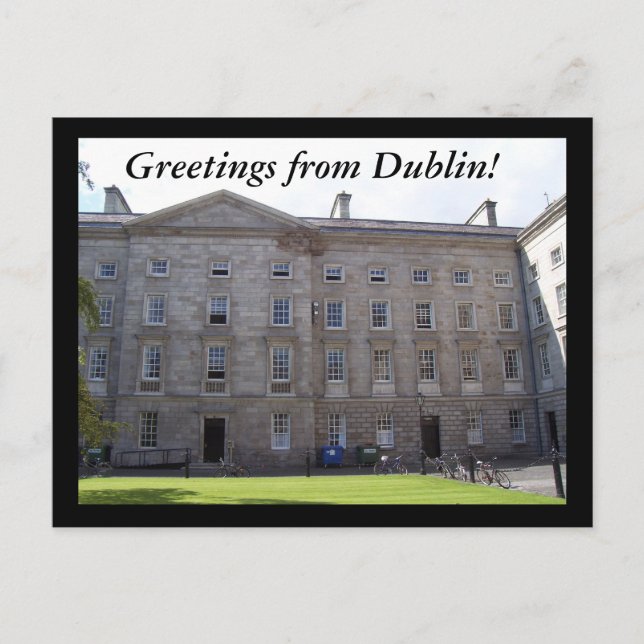 Greetings from Dublin! Postcard (Front)
