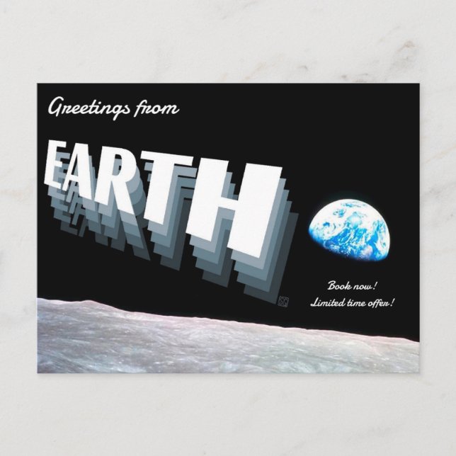 Greetings from Earth Postcards (Front)
