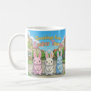 Greetings from Easter Town Celebration Coffee Mug