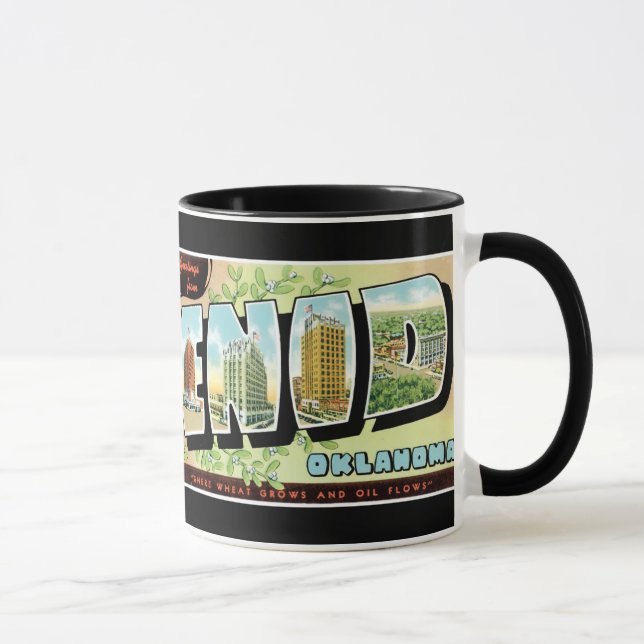 Greetings from Enid Mug (Right)