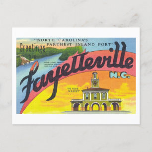 Greetings from Fayetteville, North Carolina Postcard