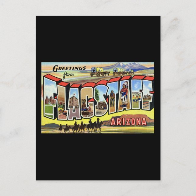 Greetings from Flagstaff Arizona Postcard (Front)