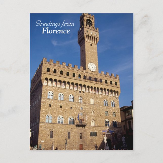 "Greetings from Florence" postcard (Front)