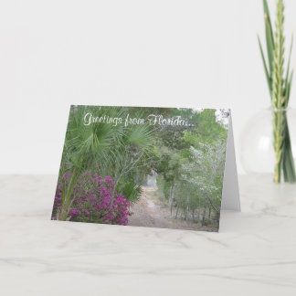 Greetings from Florida... Card