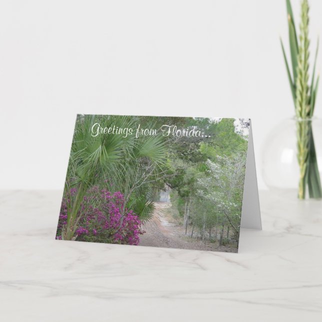 Greetings from Florida... Card (Front)