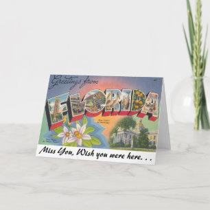 Greetings from FLORIDA Card