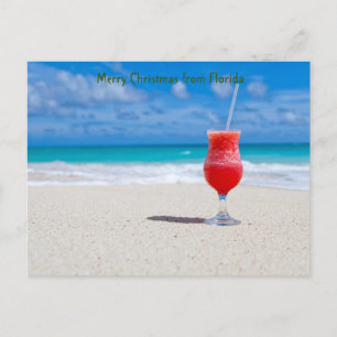 Greetings from Florida Holiday Postcard